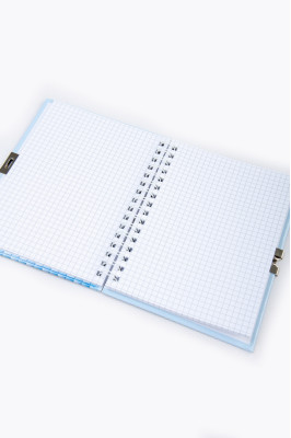 Блокнот, 11х15 см, 48 аркушів, клітинка, на замочку, "Капібара"